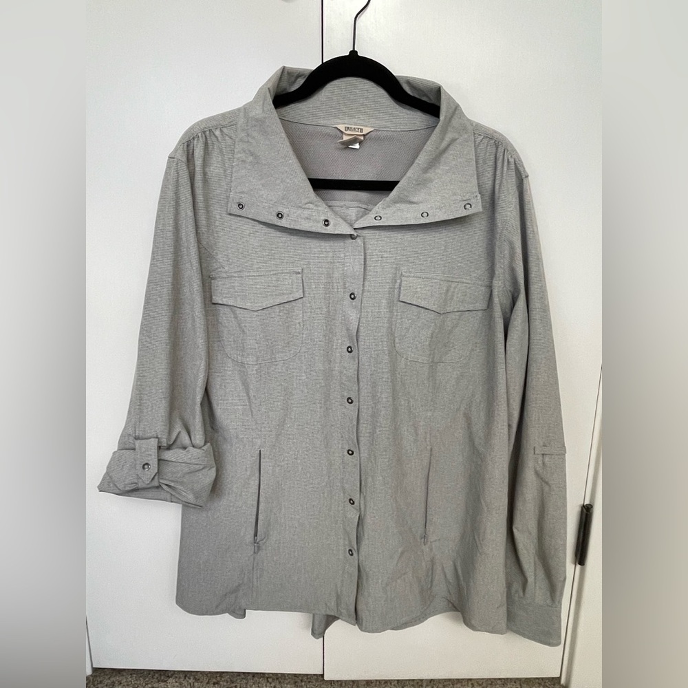 Duluth Trading Co Snap Ling Sleeve Shirt. XL.
